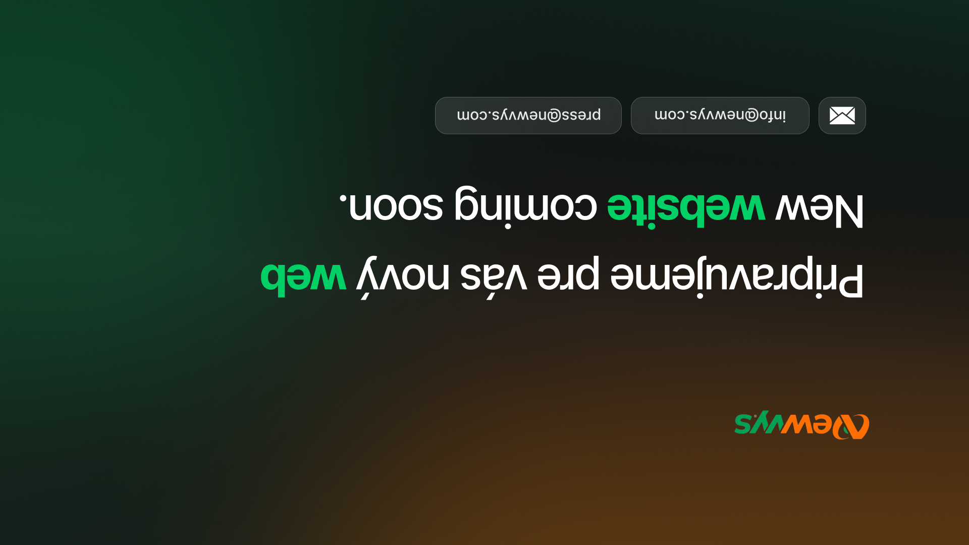 Newvys – Pripravujeme pre vás nový web. New website coming soon. Kontakt: info@newvys.com, press@newvys.com